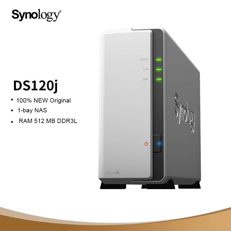 Synology  Ŭ 丮  ϵ ũ, DS120j 1  NAS DiskStation, ũ  512MB DDR3L